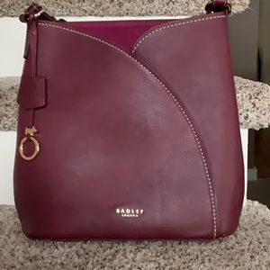 Gorgeous Burgundy Leather Radley London Purse